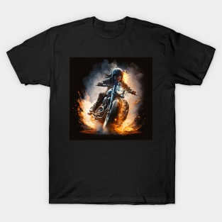 Infernal Ride: The Steampunk Chopper T-Shirt